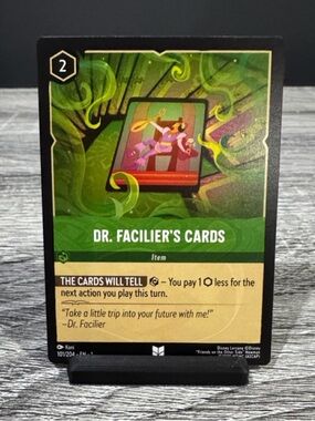 Disney |  Lorcana: First Chapter #101/204: Dr. Facilier’s Cards - Trading Card